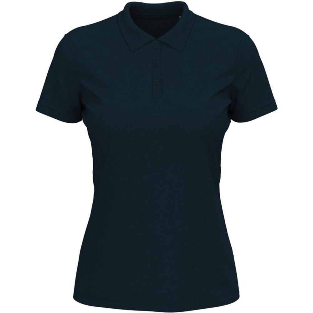 Stedman Womens/Ladies Lux Cotton Polo Shirt / Marina Blue